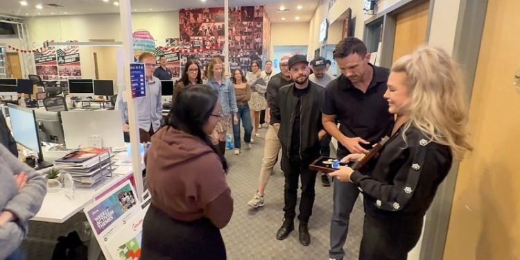 Erika Kirk shows TPUSA staff Charlie’s Medal of Freedom: ‘You guys are all part of the legacy’