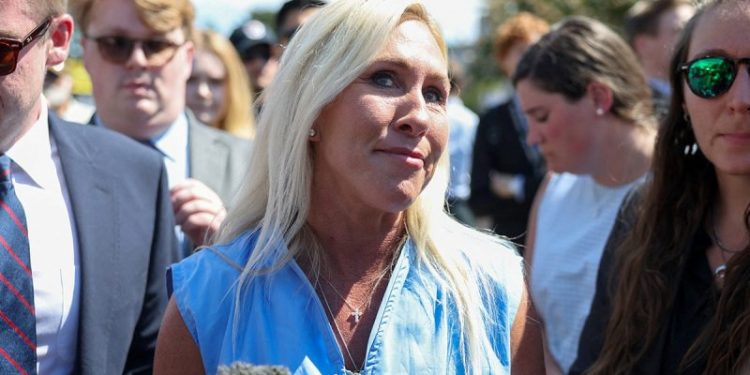 Republicans try to quash concerns of more exits following Marjorie Taylor Greene’s surprise resignation