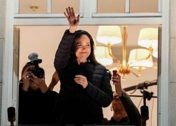 Venezuelan opposition leader Machado reappears in Norway after months in hiding